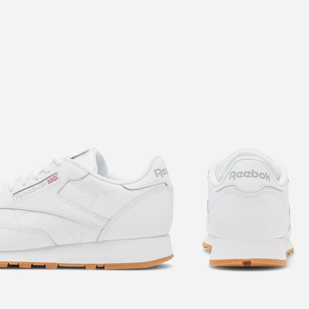 Чоловічі кросівки Reebok Classic Leather 100008491 40 (7.5US) Білі (4065419131956) - зображення 7