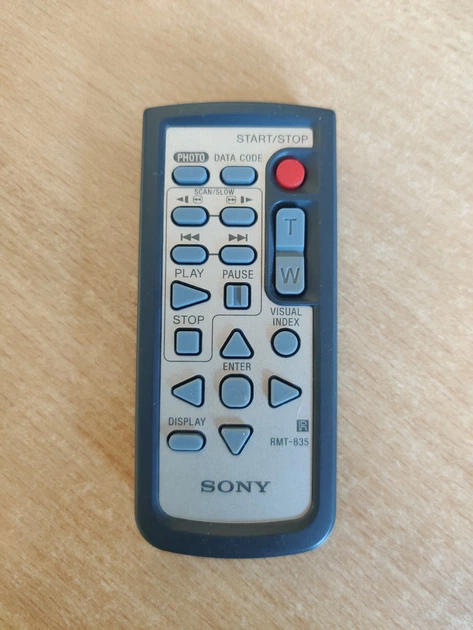 Пульт Sony RMT-835 для видеокамеры - Б/У - Фото 1 Пульт Sony RMT-835 для видеокамеры - Б/У - изображение 1