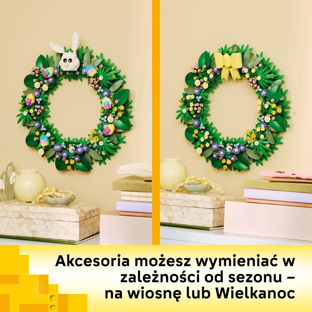 Zestaw klocków LEGO Iconic Wiosenny wieniec 747 elementów (40957) - obraz 5