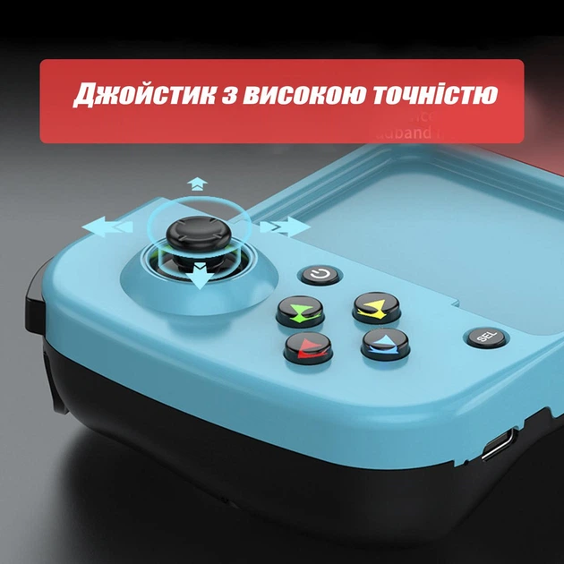 Беспроводной геймпад, джойстик BSP-D3 для смартфонов Android/IOS, триггер Union D3, Bluetooth Red - изображение 5