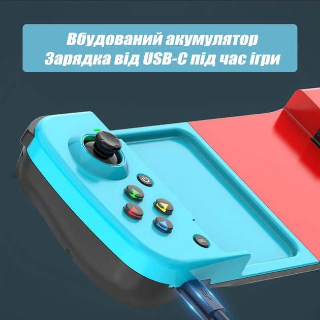Беспроводной геймпад, джойстик BSP-D3 для смартфонов Android/IOS, триггер Union D3, Bluetooth Red - изображение 6
