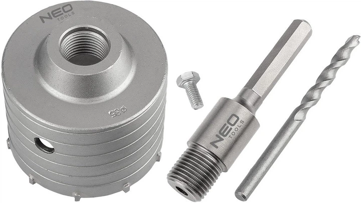 Otwornica widiowa NEO Tools 85 mm z adapterem 55-326 (5906692003594) - obraz 2