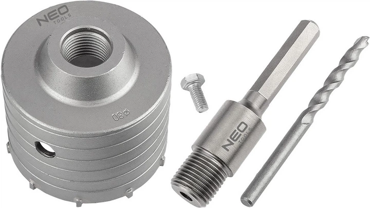 Свердло з твердосплавним наконечником NEO Tools 80 мм з адаптером 55-325 (5906692003587) - зображення 2