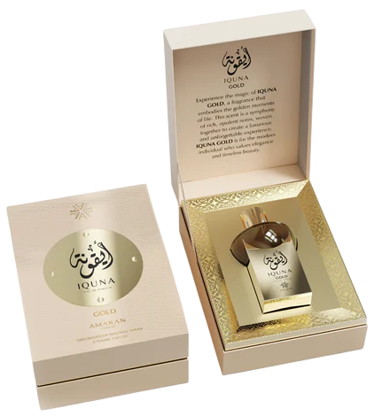 Woda perfumowana damska Amaran Iquna Gold 100 ml (6294019026845) - obraz 2
