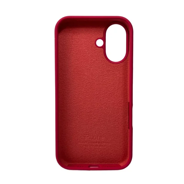 Защитный чехол-накладка Silicone Full Case AA Open Cam для Apple iPhone 17 Maroon (FullOpeAAi17-35) - изображение 2