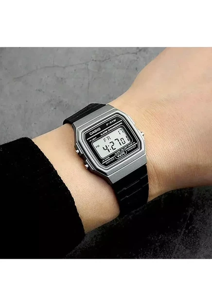 Наручний годинник Casio F-91WM-1B, цифровий, полімерний ремінець, водозахист 30 м - зображення 4