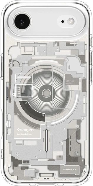 Чохол Spigen Ultra Hybrid Mag MagSafe для Apple iPhone Air Zero One Natural Titanium (ACS10319) - зображення 2