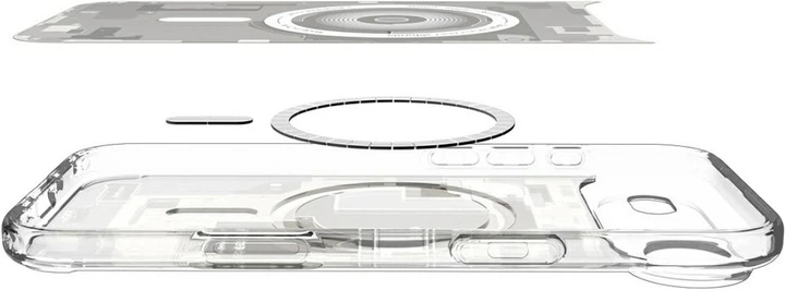 Чохол Spigen Ultra Hybrid Mag MagSafe для Apple iPhone Air Zero One Natural Titanium (ACS10319) - зображення 7