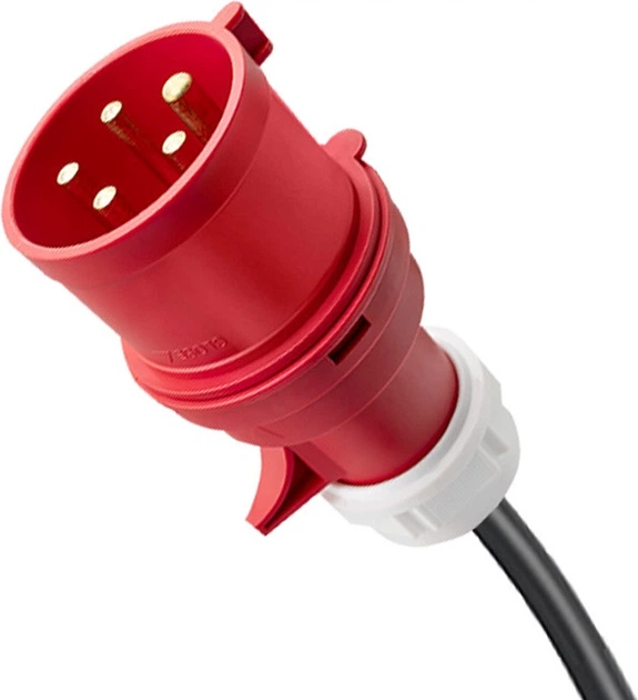 Мобільний зарядний пристрій для електромобіля Qoltec EV з регулюванням 2 в 1 Type 2 22 кВт 7 м (5901878524375) - зображення 2