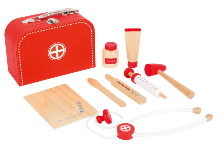 Zestaw zabawkowy Small Foot Walizka lekarska Drewniana 5410278 (4020972111838) - obraz 2