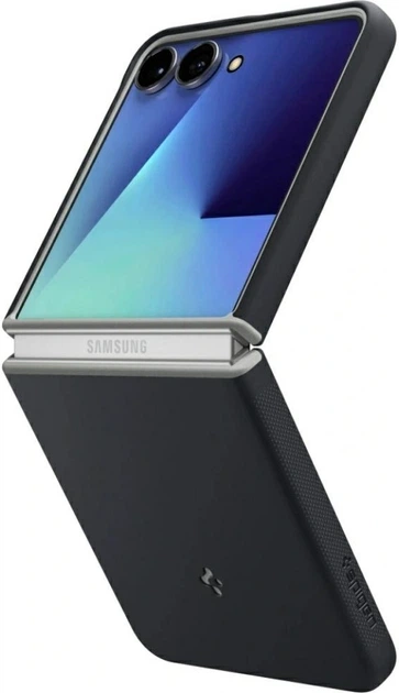 Etui Spigen Nano Pop Mag MagSafe do Samsung Galaxy Z Flip 7 Black (ACS11158) - obraz 5