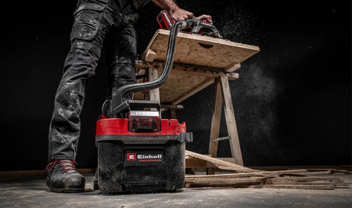 Пилосос акумуляторний безщітковий Einhell Professional X-Change TP-VC 18/10 Li BL L - Solo (2347155) - зображення 14