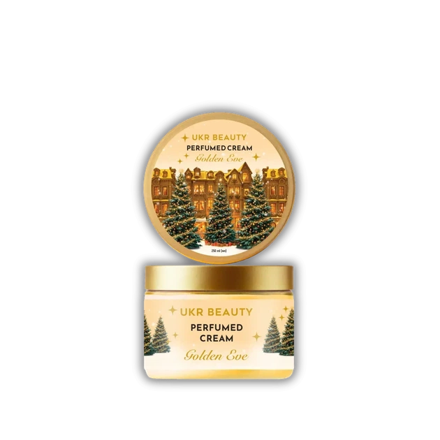 Новорічний набір для тіла UKR BEAUTY Golden Eve (Напередодні Різдва)- скраб, гель для душу, крем, міст - Фото 4 Новорічний набір для тіла UKR BEAUTY Golden Eve (Напередодні Різдва)- скраб, гель для душу, крем, міст - изображение 4