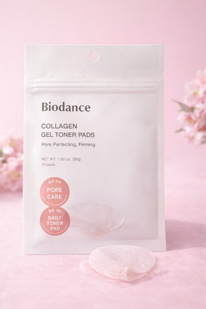 Зволожувальні гелеві тонер-пади з колагеном Biodance Collagen gel toner pads - Фото 1 Зволожувальні гелеві тонер-пади з колагеном Biodance Collagen gel toner pads - зображення 1