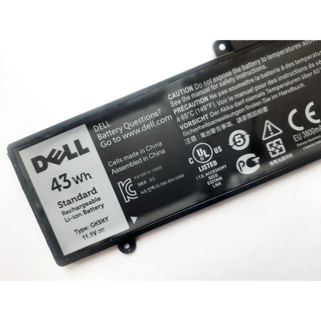 Аккумулятор для ноутбука Dell Inspiron 11-3147 GK5KY, 43Wh (brn_A47609) - Фото 3 Аккумулятор для ноутбука Dell Inspiron 11-3147 GK5KY, 43Wh (brn_A47609) - изображение 3