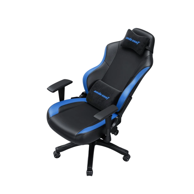 Крісло ігрове Anda Seat Luna Color Size L Black/Blue PVC - изображение 6
