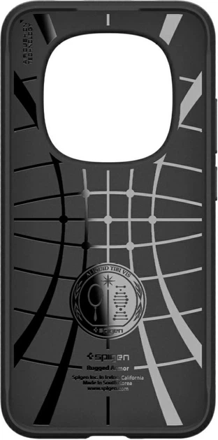 Чохол Spigen Rugged Armor для Xiaomi Redmi Note 15 Pro 5G Matte Black (ACS10460) - зображення 4