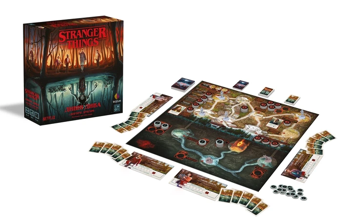 Настільна гра Дивні Дива: Догори Дригом (Stranger Things: Upside Down) - Фото 3 Настільна гра Дивні Дива: Догори Дригом (Stranger Things: Upside Down) - зображення 3