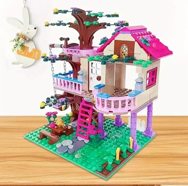 Конструктор дом на дереве Friends 504 детали с фигурками совместим с LEGO Ig0100510 - изображение 4