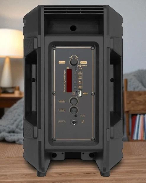 Светодиодная широкополосная колонка-комбик, ZQS 30 Вт, Bluetooth с проводным микрофоном, Черный (33І8) - изображение 3