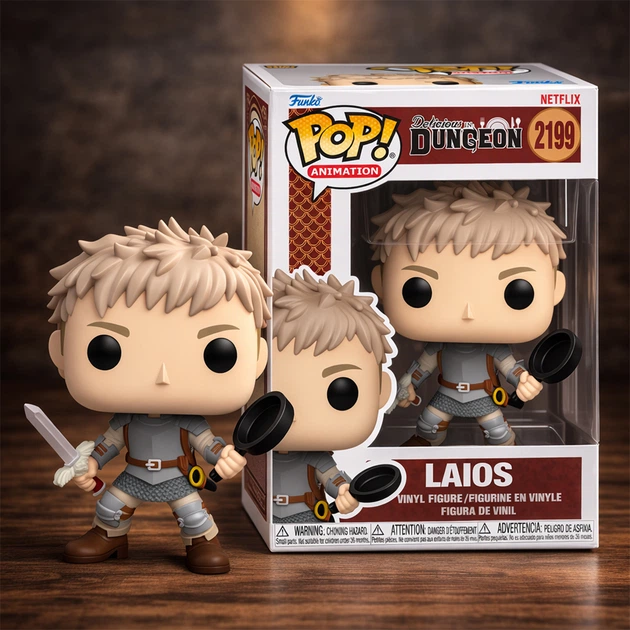 Игровая фигурка Funko POP! серии Подземелье вкусностей (Delicious in Dungeon) - Лайос Торден (Laios Touden) (W/CH) - Фото 3 Игровая фигурка Funko POP! серии Подземелье вкусностей (Delicious in Dungeon) - Лайос Торден (Laios Touden) (W/CH) - изображение 3