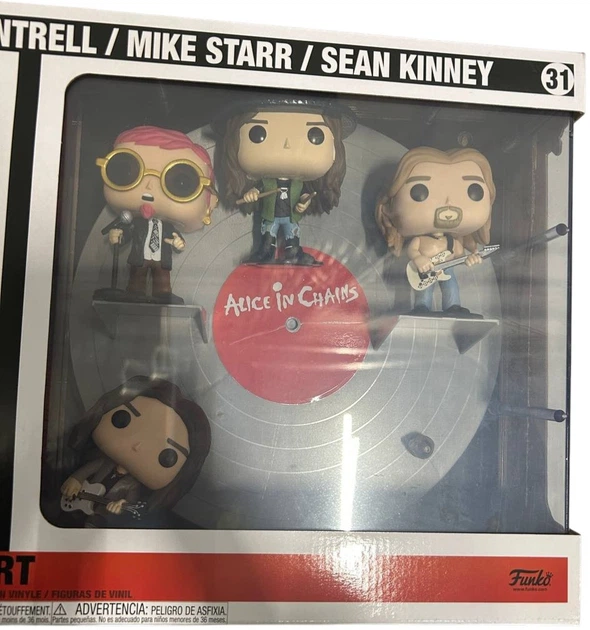 Набір фігурок Funko Pop! Albums Deluxe Alice in Chains Layne Staley Jerry Cantrell Mike Starr Sean Kinney 4 шт (889698614405) (955555913964001) - Уцінка - зображення 3