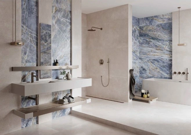 Керамограніт Cerrad Gres Modern Concrete Ivory Rect 79,7x79,7см (5903313331982) - зображення 2