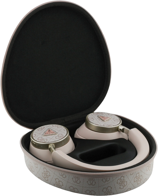 Навушники Guess 4G Triangle Logo Pink (GUBHC15P4MRCTP) - зображення 4