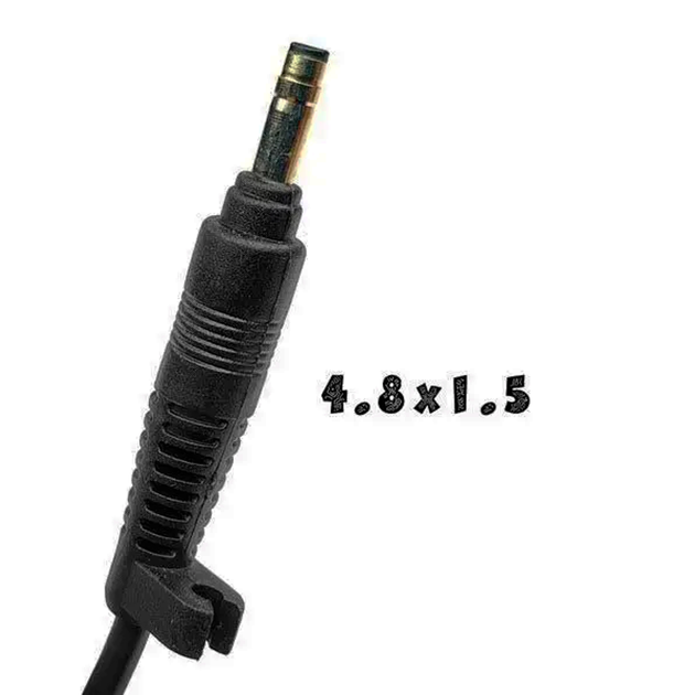 Блок живлення для ноутбука LG 19V 4.74A (4.8*1.5) з індикатором Black - зображення 2