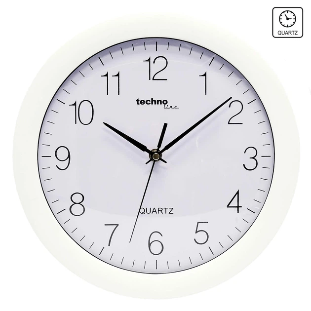 Годинник настінний Technoline WT7000 White (WT7000 weis) - Фото 2 Годинник настінний Technoline WT7000 White (WT7000 weis) - зображення 2