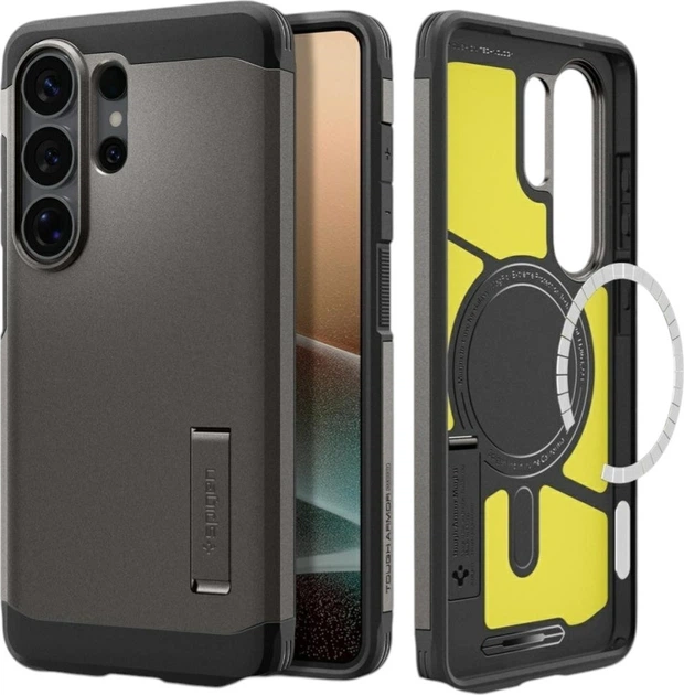 Чохол Spigen Tough Armor Mag MagSafe для Samsung Galaxy S26 Ultra Gunmetal (ACS10685) - зображення 2