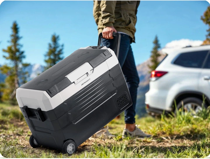 Холодильник туристичний компресорний Berdsen Icemax 400 40 л Чорно-сірий (5903890631086) - зображення 10