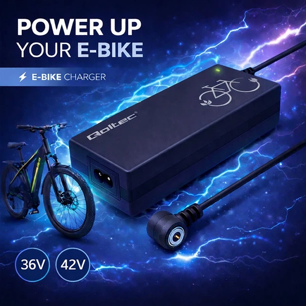 Szybka ładowarka do roweru elektrycznego Qoltec 36 V 42 V 2 A Mi4 Magnetic TIP (5901878526140) - obraz 9
