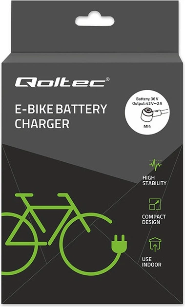 Szybka ładowarka do roweru elektrycznego Qoltec 36 V 42 V 2 A Mi4 Magnetic TIP (5901878526140) - obraz 12