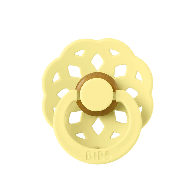 Пустушка BIBS 0-6 m Boheme Latex Round - Yellow - изображение 4