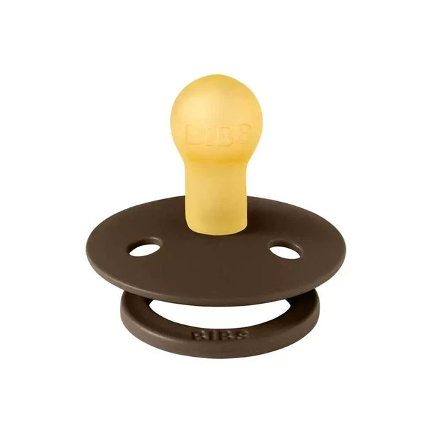 Пустушка BIBS 0-6 m Colour Latex Round Mocha - зображення 2