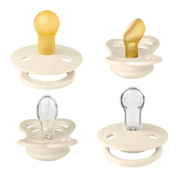 Набір пустушок 0-6 m BIBS Baby Try It Collection - Ivory - Фото 1 Набір пустушок 0-6 m BIBS Baby Try It Collection - Ivory - изображение 1