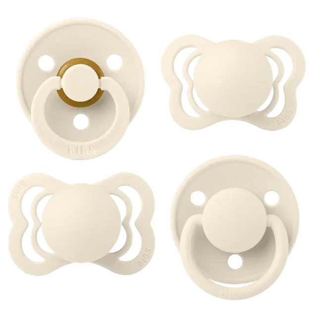 Набір пустушок 0-6 m BIBS Baby Try It Collection - Ivory - Фото 3 Набір пустушок 0-6 m BIBS Baby Try It Collection - Ivory - изображение 3