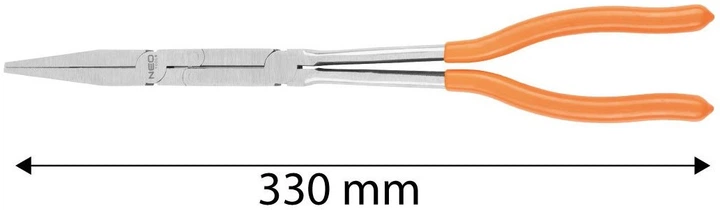 Szczypce Neo Tools 01-290 proste z podwójnym przegubem CrV (5906692018789) - obraz 4