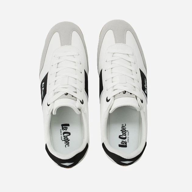 Sneakersy męskie Lee Cooper LCW-26-03-4135 41 (27.3 cm) Białe (5901479610712) - obraz 4