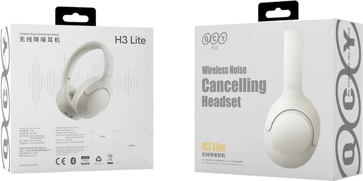 Навушники QCY H3 Lite White (6957141409046) - зображення 7