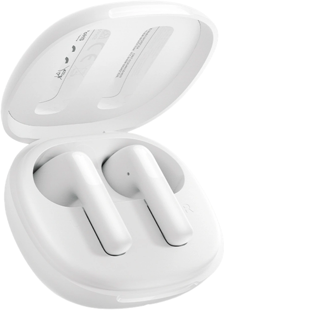 Навушники QCY AilyBuds E10 ENC Hi-Res Audio White (6957141409800) - зображення 2