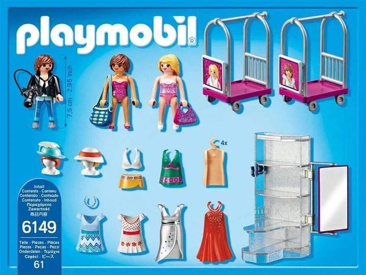 Набір Playmobil 6149 City Life «Топ-моделі з фотографом» - зображення 3