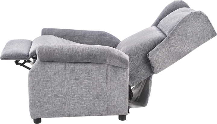 Крісло для відпочинку Halmar Agustin Розкладне Попелясте (5905248110359) - зображення 2