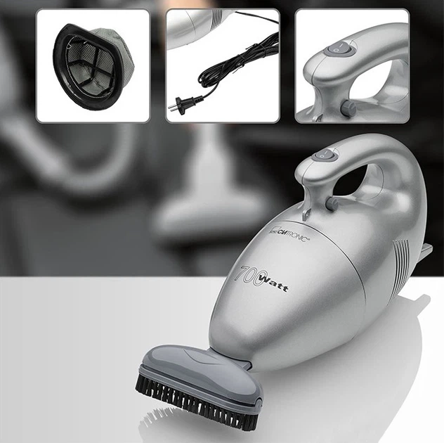 Ручной пылесос Clatronic HS 2631 700Вт (сухая уборка, 6м шнур, насадки) - изображение 7