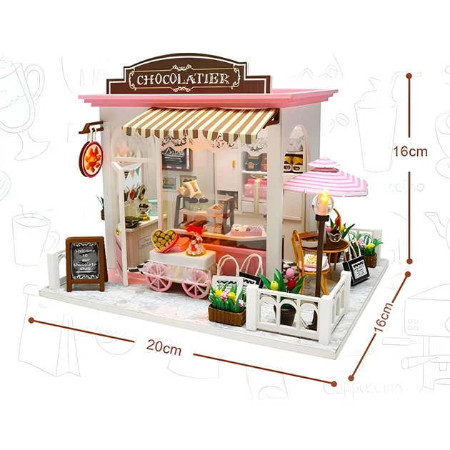 3D Румбокс DIY Chocolatier Фантастические идеи Какао + Пылезащитный купол C007Z - Фото 6 3D Румбокс DIY Chocolatier Фантастические идеи Какао + Пылезащитный купол C007Z - изображение 6
