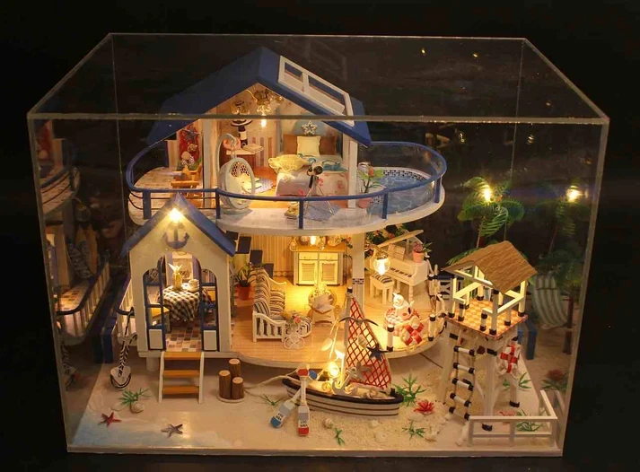 3D Румбокс DIY «Sailing Memory» — Магия океана + Пылезащитный купол13844Z - изображение 2