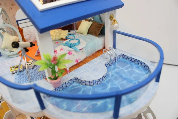 3D Румбокс DIY «Sailing Memory» — Магия океана + Пылезащитный купол13844Z - изображение 7