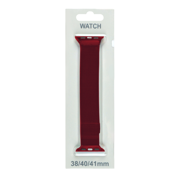 Ремінець для Apple Watch Milanese Loop 42/44/45/49 mm Red - изображение 3