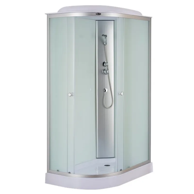 Бокс душевой без гидромассажа Mixxus WAVE SB02-120x80x215-R-FB SATIN с низким поддоном (MI6893) - Фото 1 Бокс душевой без гидромассажа Mixxus WAVE SB02-120x80x215-R-FB SATIN с низким поддоном (MI6893) - изображение 1